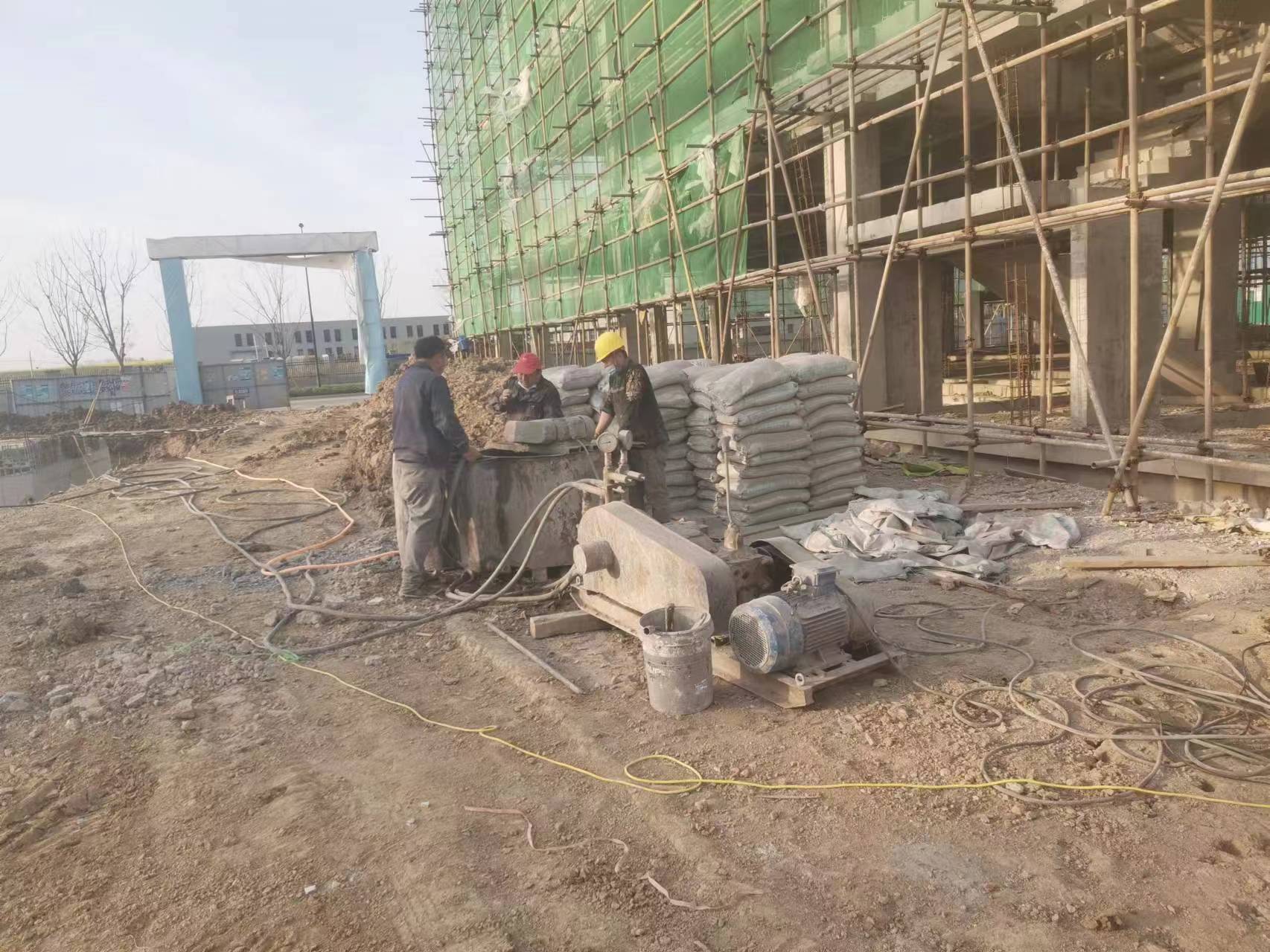 新化别墅下沉注浆